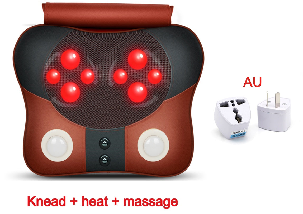 Cervical spine massager neck waist back shoulder massage pillow