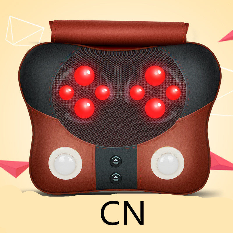 Cervical spine massager neck waist back shoulder massage pillow