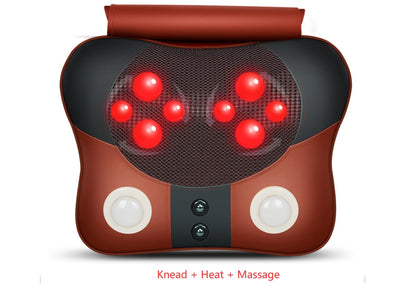 Cervical spine massager neck waist back shoulder massage pillow