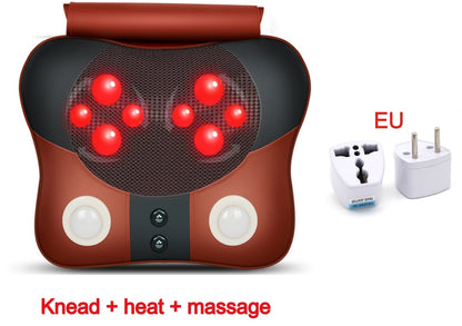 Cervical spine massager neck waist back shoulder massage pillow