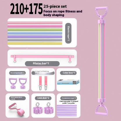 Multifunctional Training Pulling Rope Home Fitness Equipment Female Chest Expander Suit