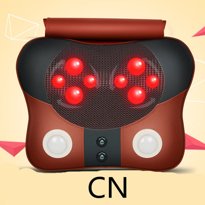 Cervical spine massager neck waist back shoulder massage pillow