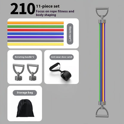Multifunctional Training Pulling Rope Home Fitness Equipment Female Chest Expander Suit